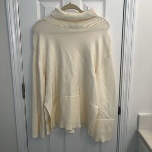 Zesica Turtleneck Sweater - Cream - Size Large